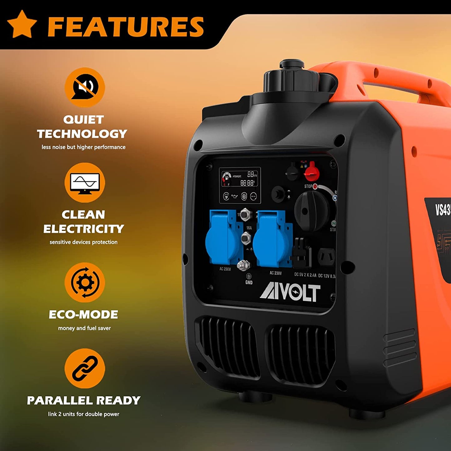 3000 watt Inverter generator 