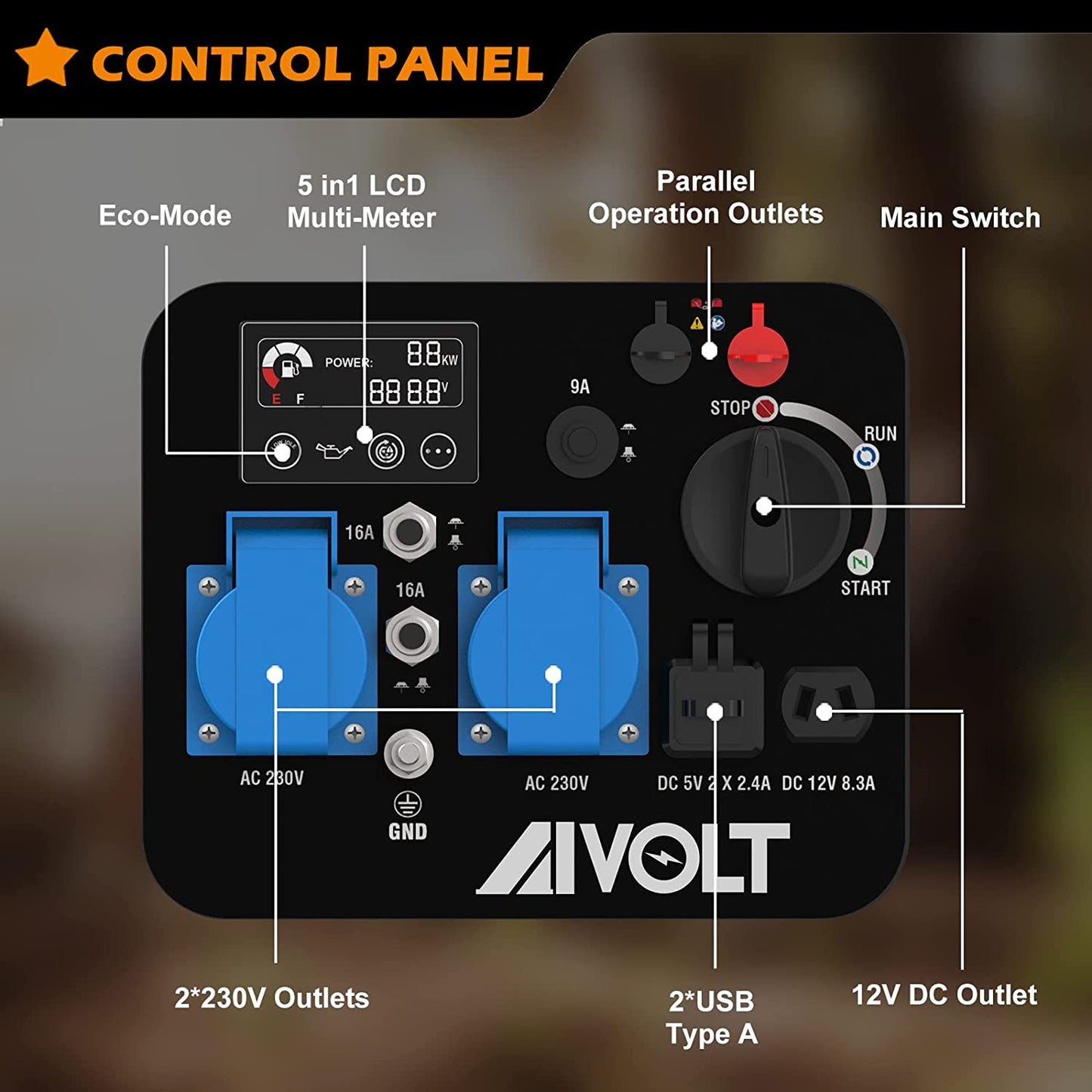 Groupe électrogène de 3000 watts Inverter