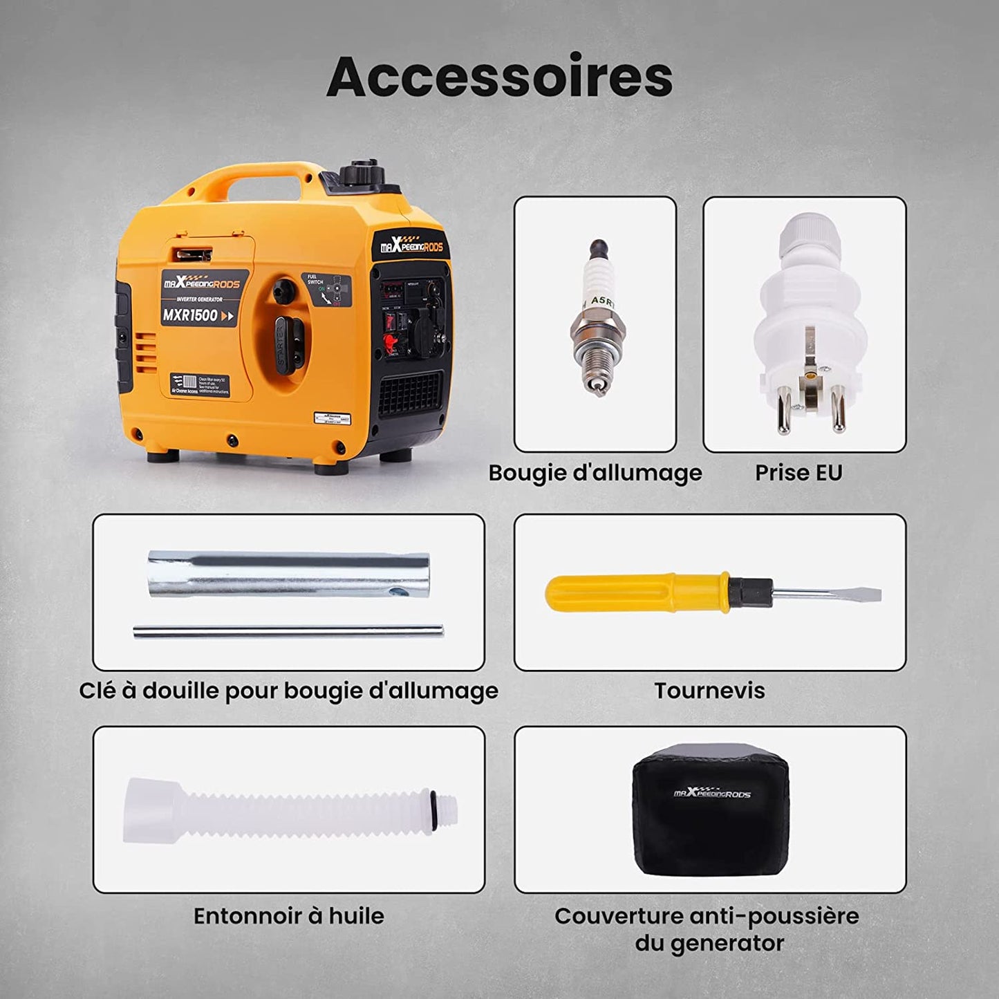 Small generator with inverter technology 