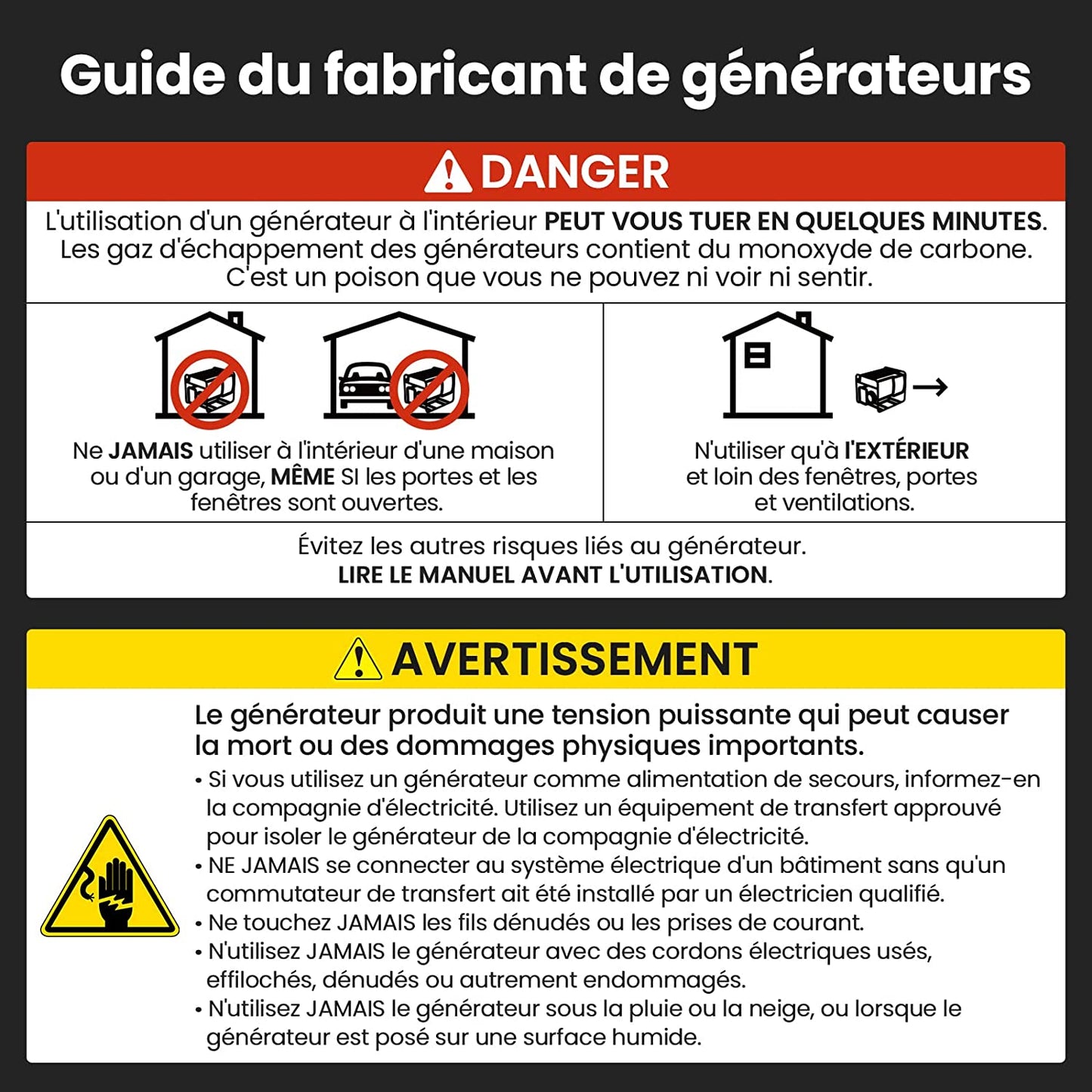 Small generator with inverter technology 