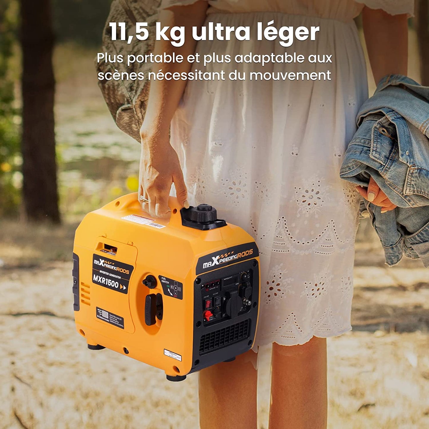 Pequeño generador con tecnología inverter. 