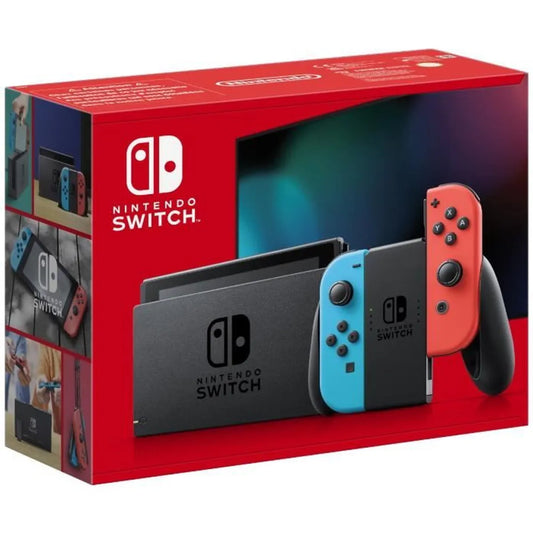 Consola Nintendo Switch • Azul neón y rojo neón • Edición estándar 