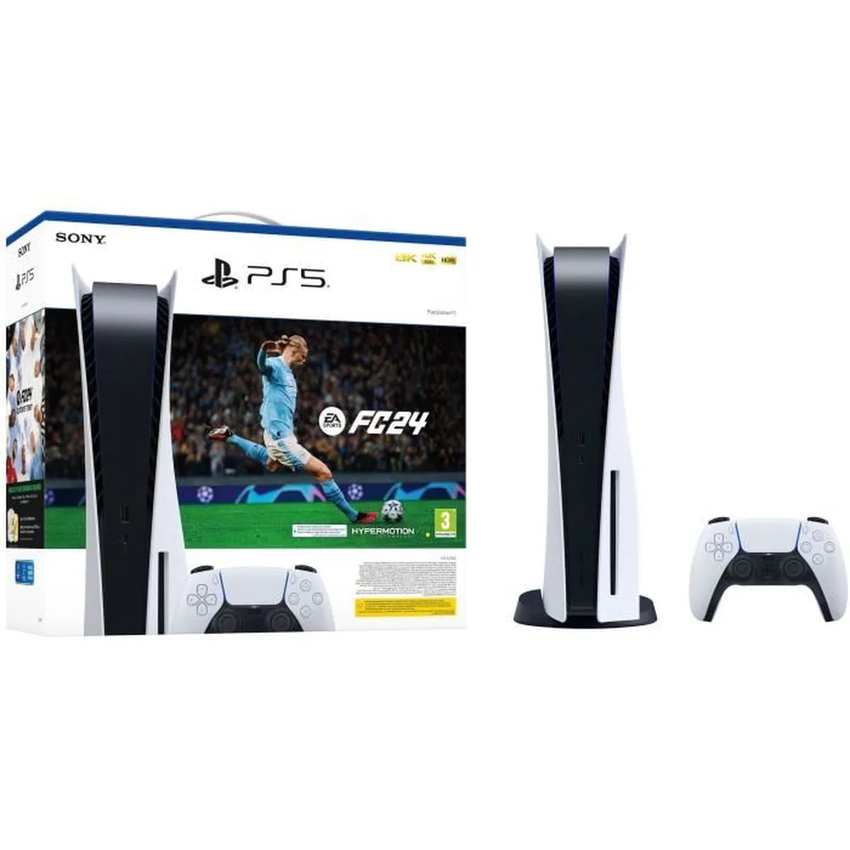 Console PlayStation 5 - Édition Standard + EA Sports FC 24 (code dans la boîte)