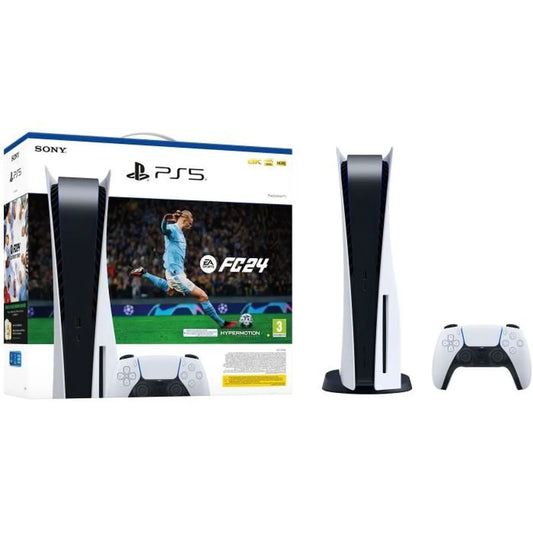 Consola PlayStation 5 - Edición estándar + EA Sports FC 24 (código en la caja) 