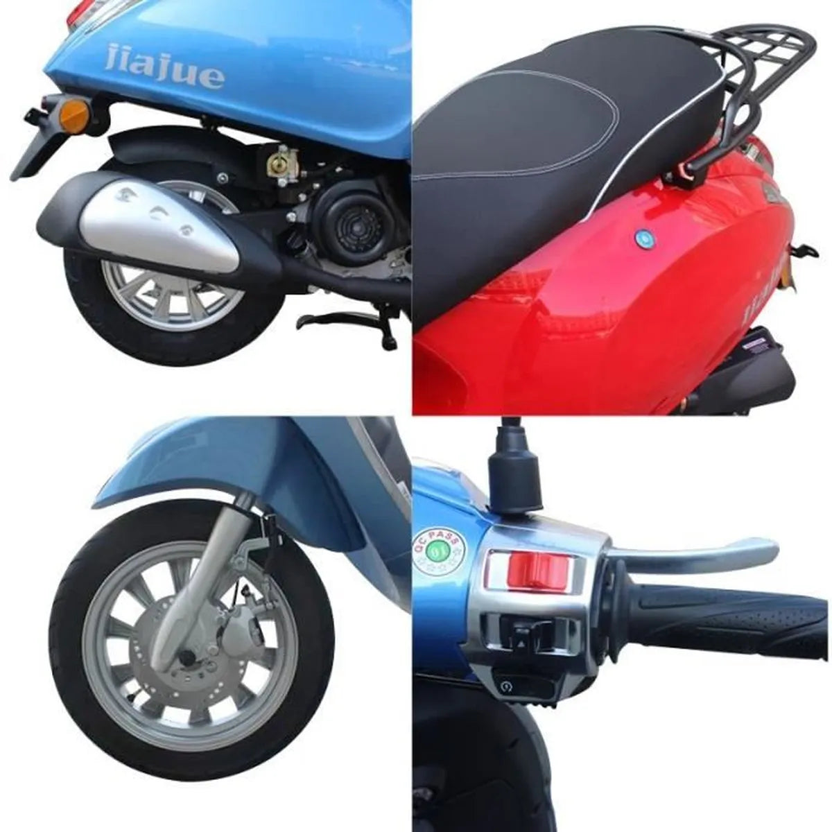 Scooter 4T 50 cc - JIAJUE - EURO5 - Gris - Con documento de matriculación 